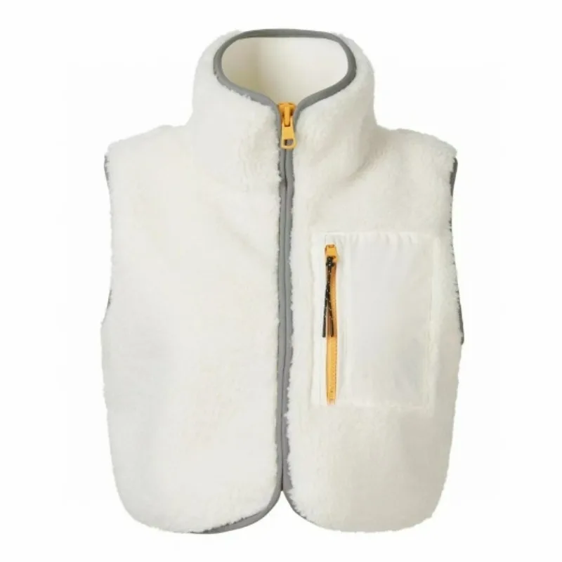 

Golf new women's short sleeveless vest fleece stand-up collar shows height, slim body and warm tide