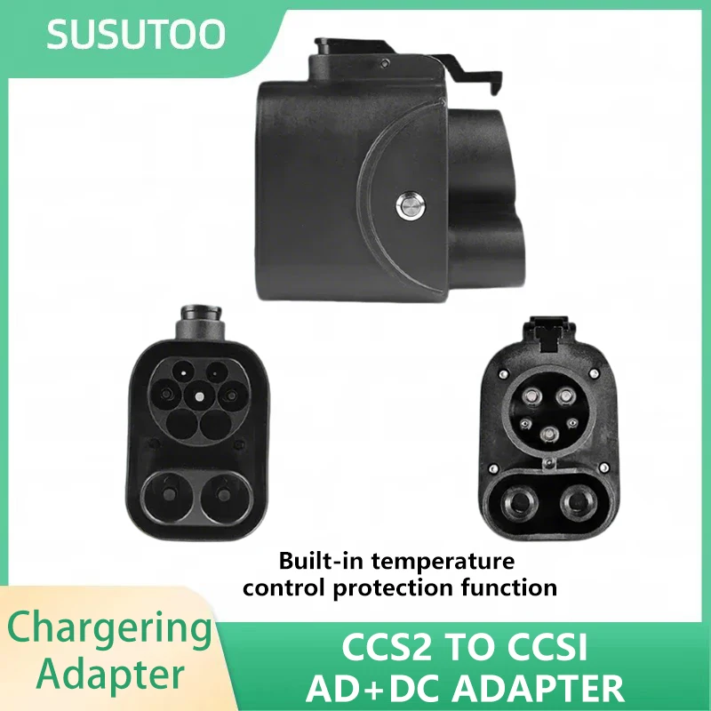 

CCS2 to CCS1 Adapter From CCS2 Charger to CCS1 EV CCS2 to CCS1 Electric Vehicle Charger DC Fast Ev Charging Adapter