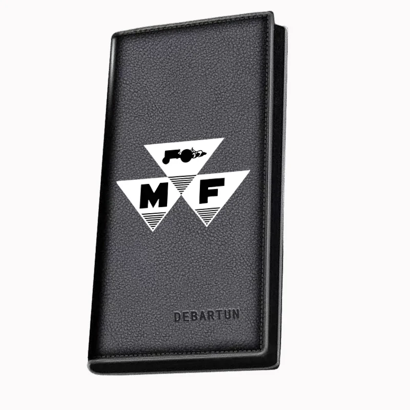 Tractor MF triangle black white Men's Long Wallets Business Stylish Printing Design Casual Use Christmas Valentine's Father's Da