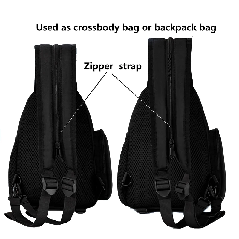 حقيبة ظهر مثلثة محمولة جديدة مقصورة حقيبة كروس لكاميرات Canon Nikon Sony SLR عدسة ترايبود ملحقات التصوير الفوتوغرافي