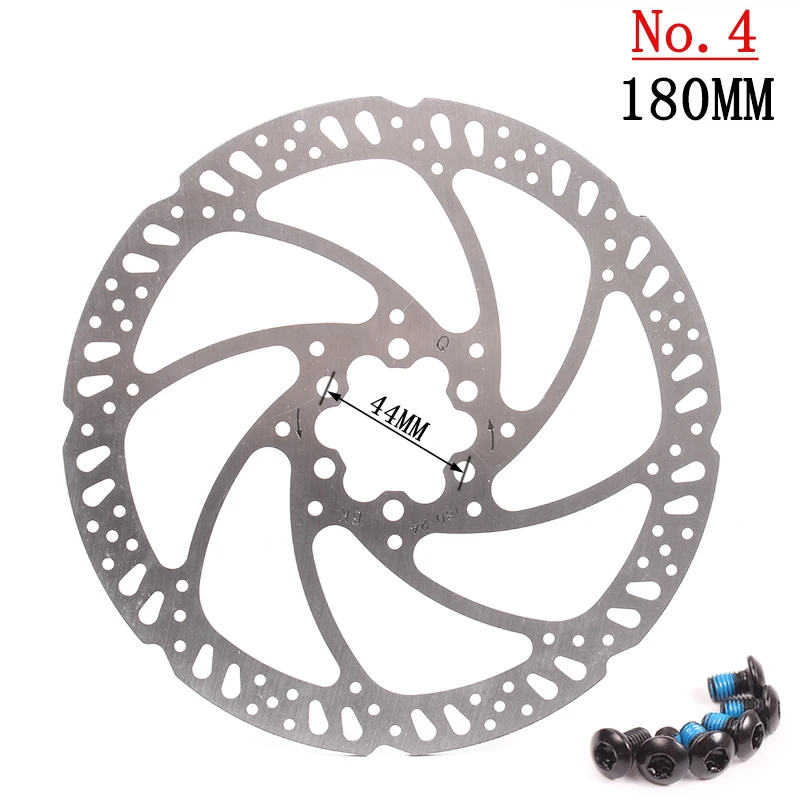 1 Piece 6 Bolts 140/160/180/203MM MTB Road Bike Brake Disc Rotors Hydraulic Mechnical Mountain Disc Brake Rotor