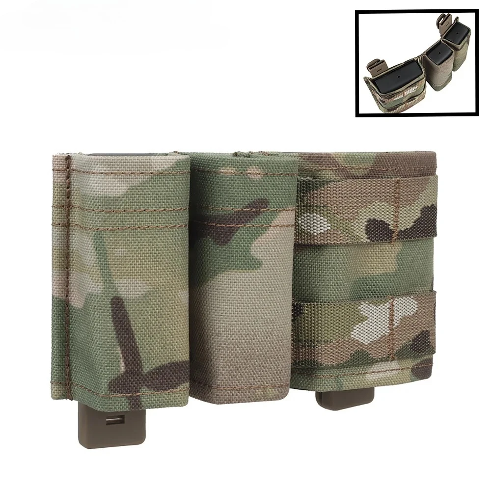 Afbeelding 3: LOOPOD Double Dump Pouch, zaklampholster voor 9 mm 5,56 mm, tijdschriftzakje Molle gereedschapstas, veiligheid IFAK Mag Pocket