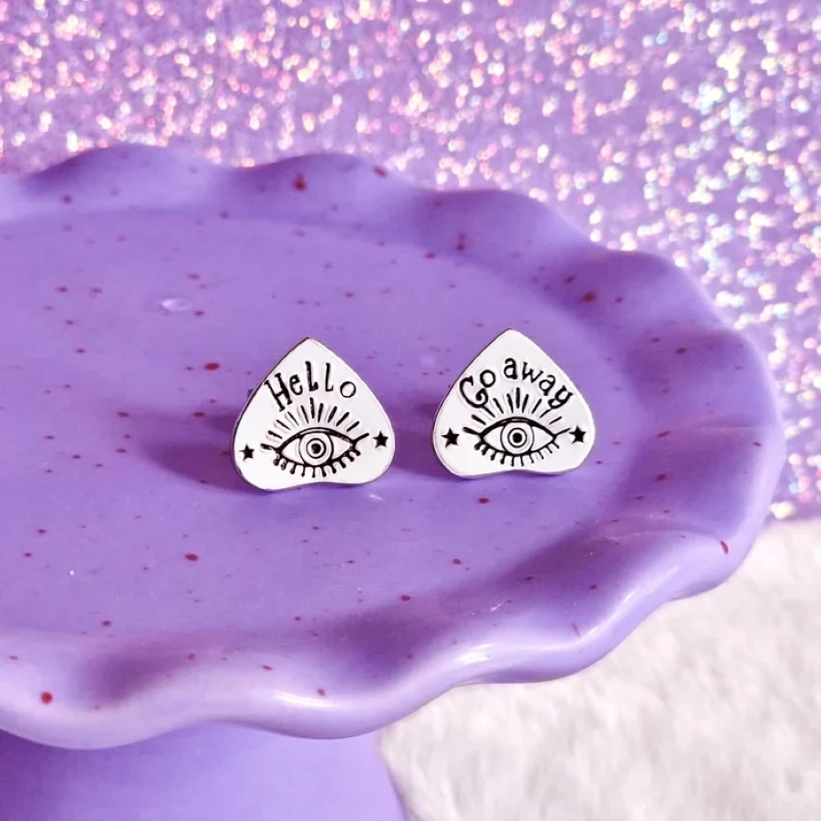 Metal Stamping Jewelry Making Supplies Eye / Evil Eye Metal Design Stamp for Metal, Jewelry (8mm)