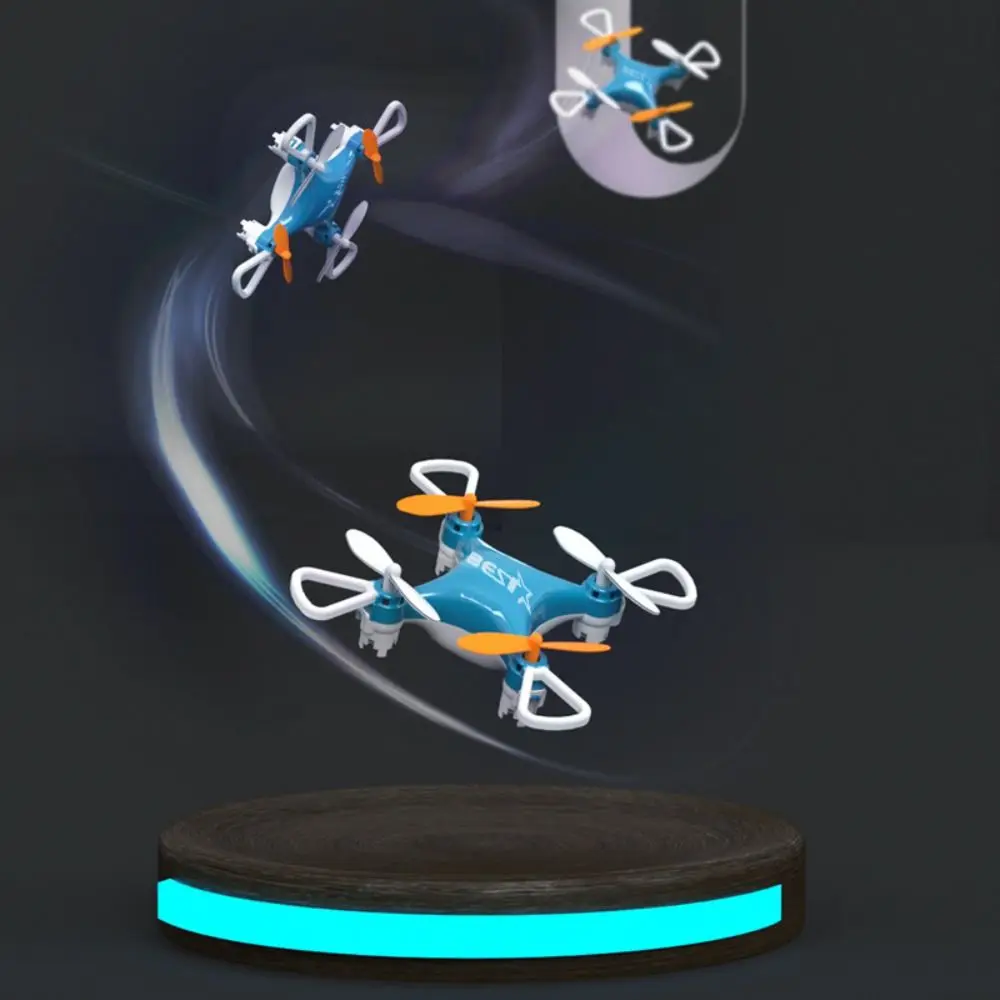 ABS Mini Remote Control Aircraft Flying with Light Rotation Remote Control Drone Training Portable Micro Aircraft Children's Toy