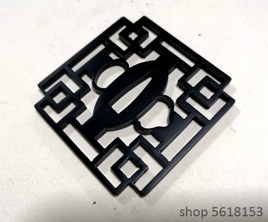 Iron square pane tsuba For Japanese sword Katana wakizashi tanto