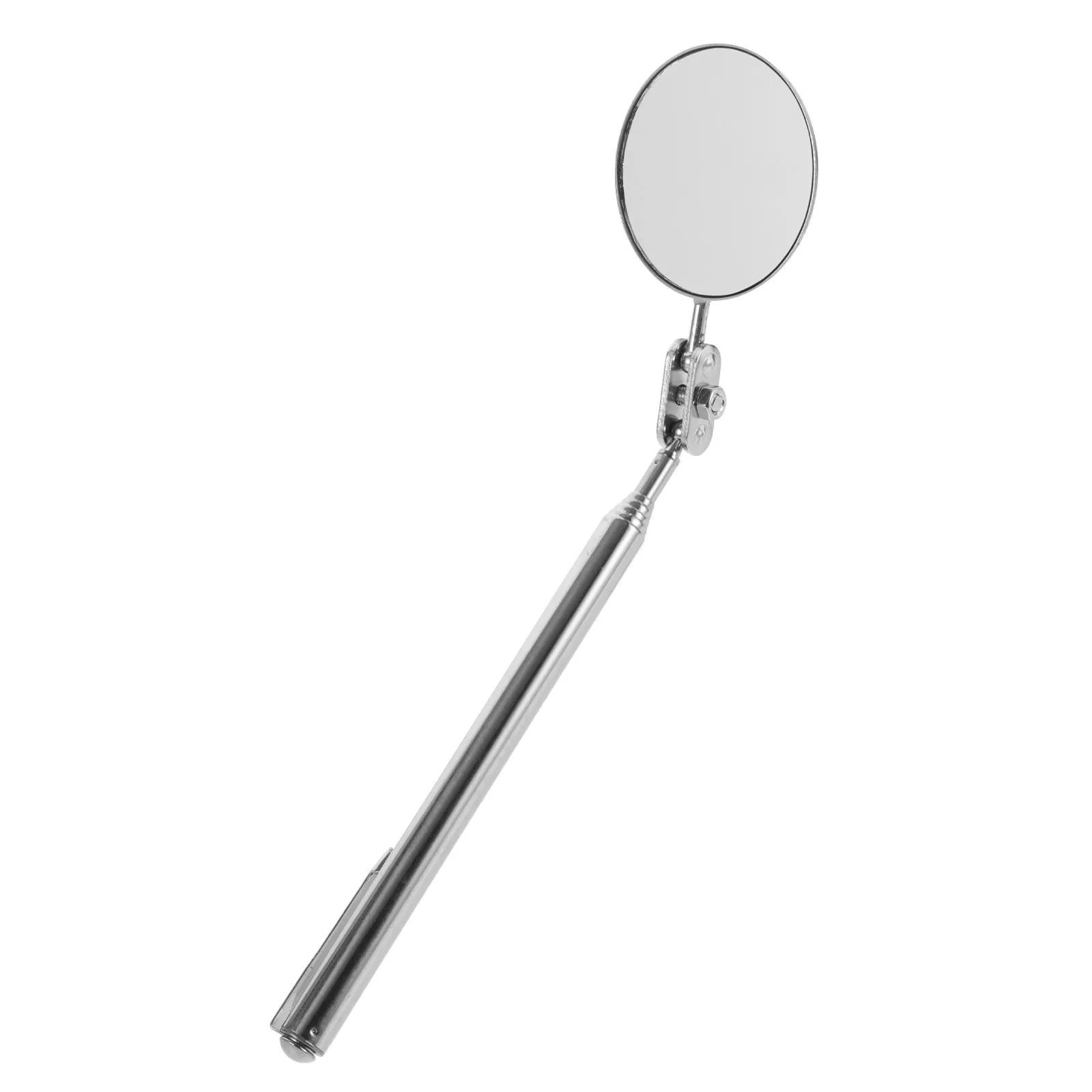 Automotive Inspection Mirror High Definition Lens Adjustable Angle Telescoping Tool for Vehicle Under Car Maintenance Mechanics