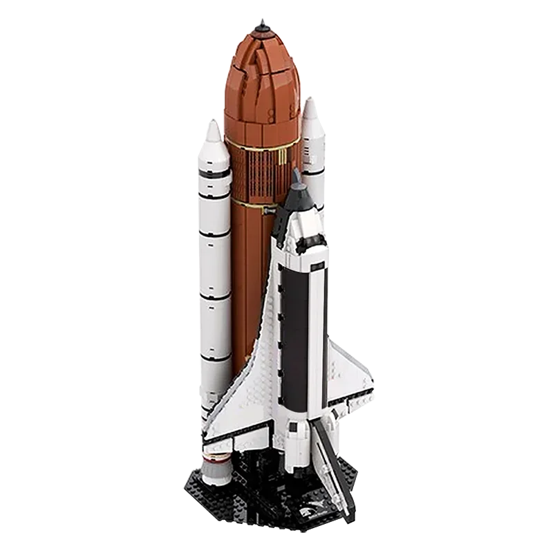 BuildMoc SLS Space Shuttle (1:110 Scale) Rocket Building Blocks Set Explore Vehicle Launch Platform Pad Bricks Toy Children Gift