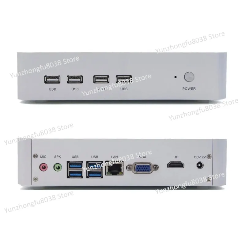 كمبيوتر صغير بدون مروحة I5 1235U 16GB DDR4 512G SSD 8USB Win11 كمبيوتر صغير لتعليم المكتب المنزلي