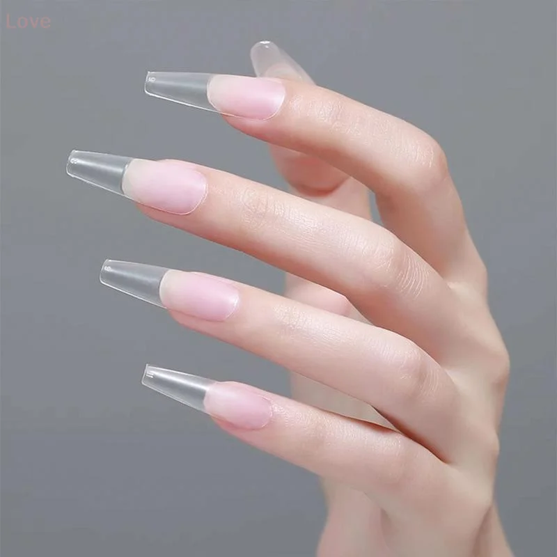 [L & P] 100 قطعة/صندوق مسمار الفن زينة مانيكير لوازم Craft بها بنفسك الحرفية المنزل وهمية الأظافر تلميع أثر Demal الصحافة نصائح كاذبة