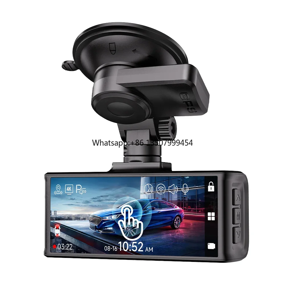 Dealer F7N-Touch Car Video Recorder Night Vision 4k Wifi Gps Smart Blackbox Dual Touch Screen Dash Cam