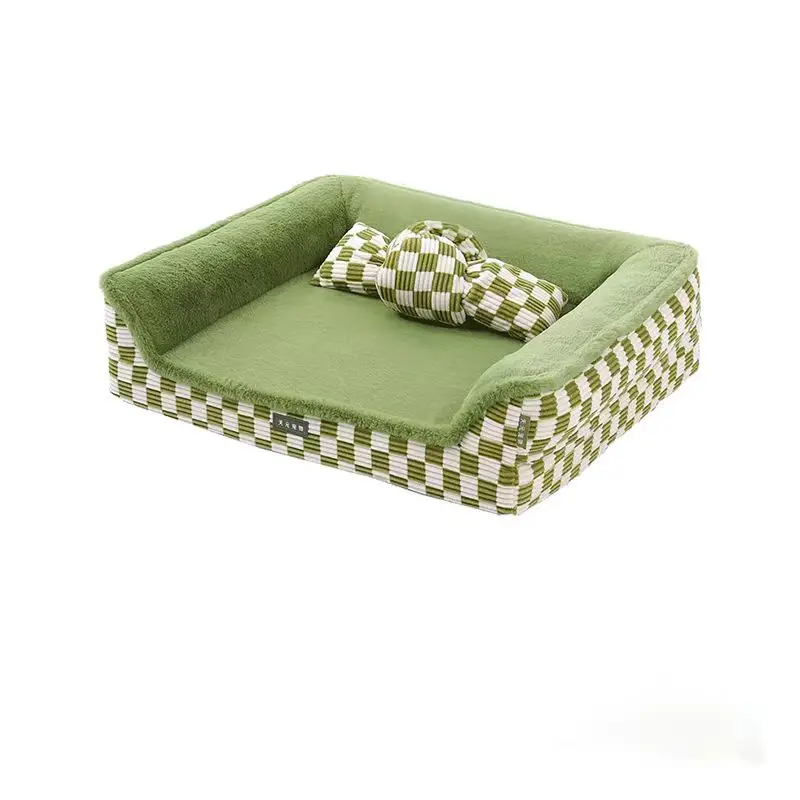 

6-Pack M Size Soft Warm Pet Dog Bed Luxury Foldable Dog & Cat Sofa with Print Pattern Washable Sponge Material