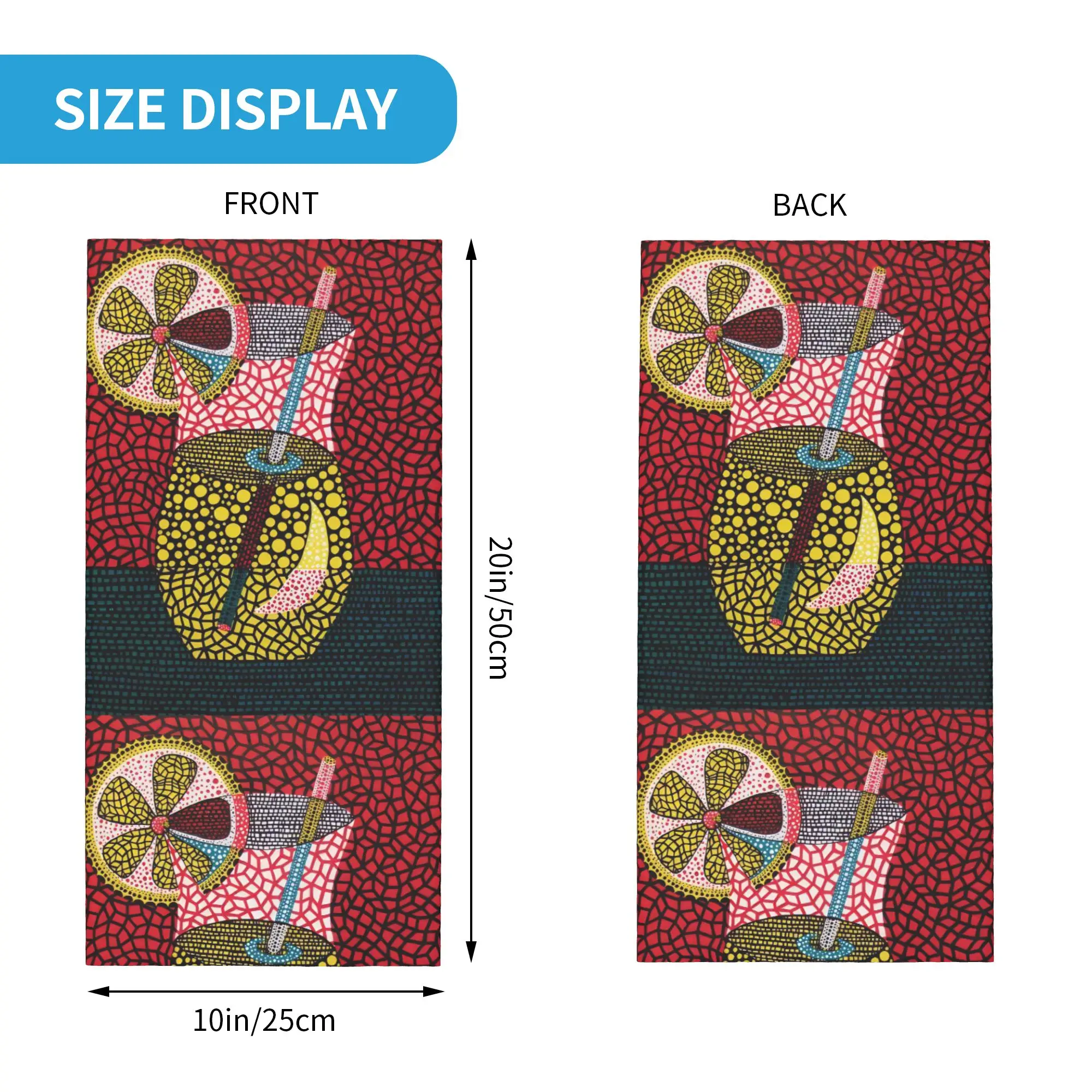 Yayoi Kusama Pumpkin Classic Artists Bandana Winter Neck Warmer Men Windproof Wrap Face Scarf for Hiking  Gaiter Headband