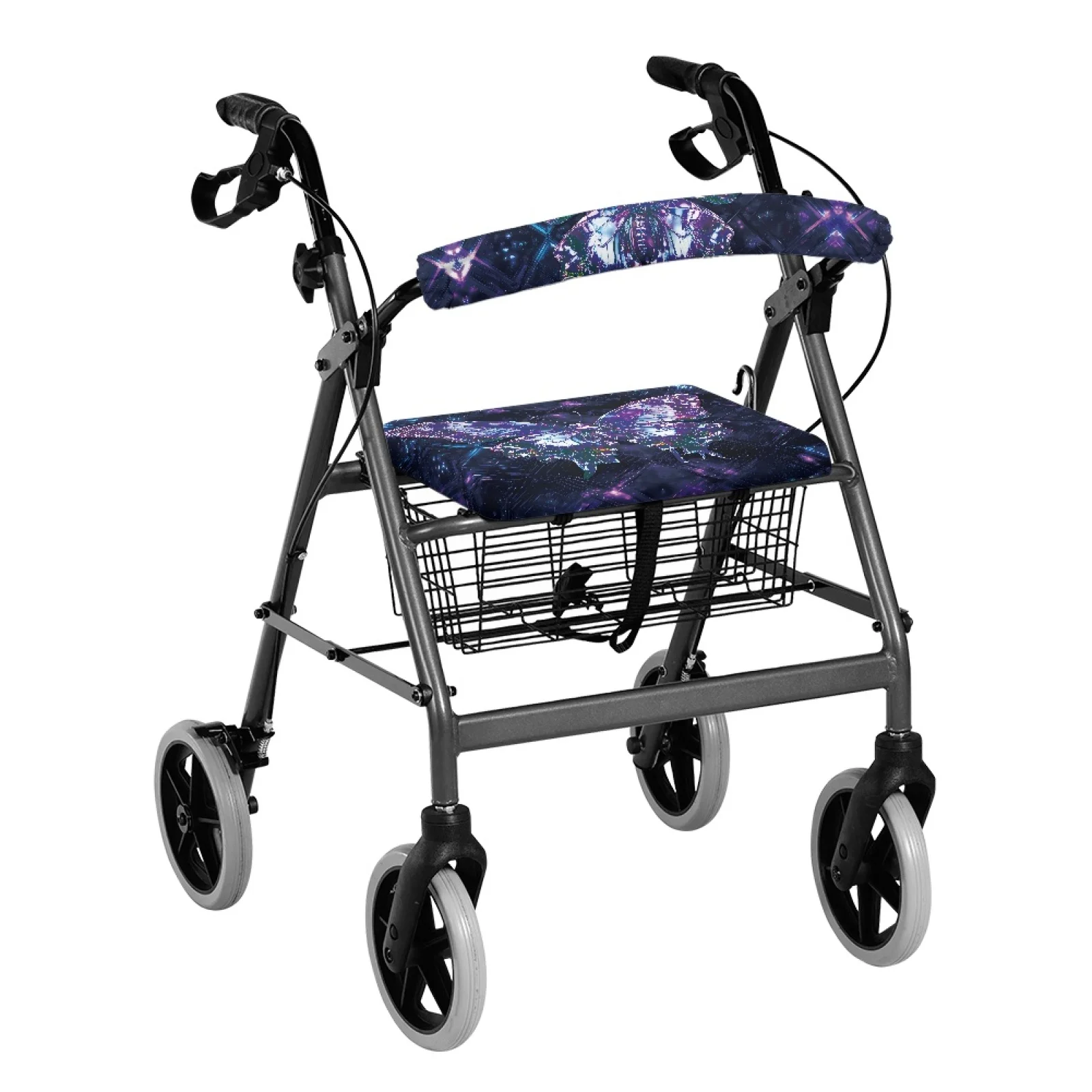 Coloranimal Butterfly Pattern 2 Pcs Rollator Walker Seat Cushion Cover for Unisex Rollator Seat Cover Fashion 2026
