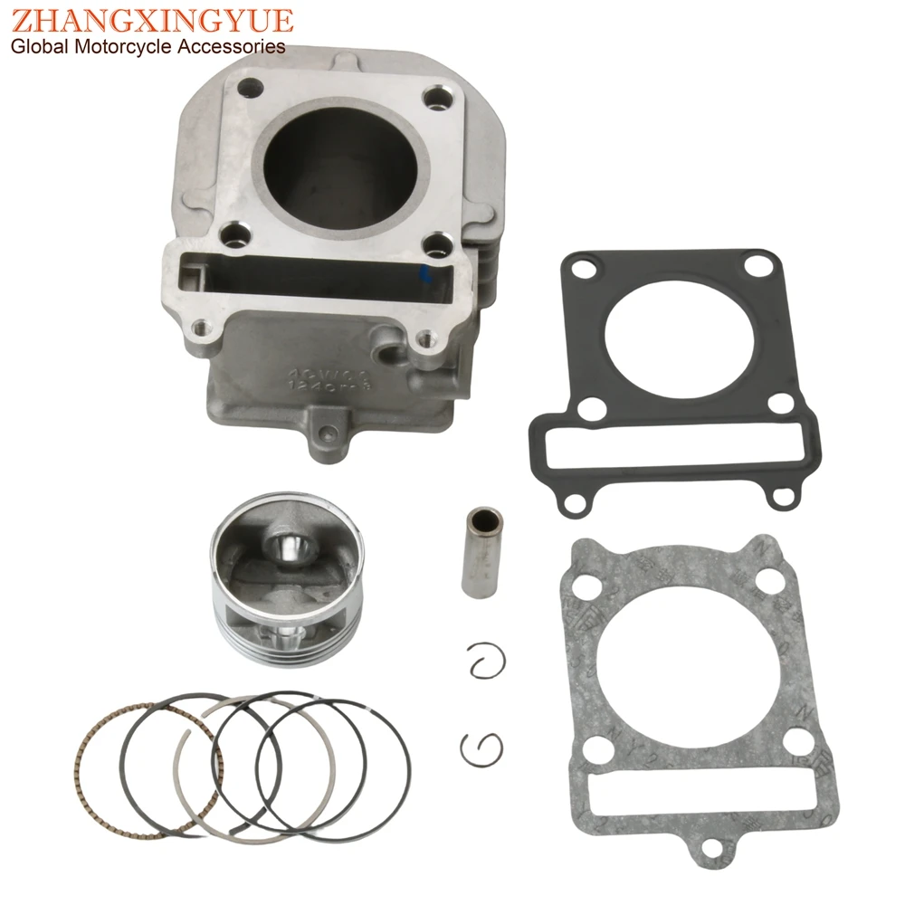 Scooter 51.5mm Cylinder Kit & Piston For Yamaha XC125 Cygnus125 1997-1999 Cygnus R 125cc 4T 2000-2003 Vino125 2V 4CW-E1310-10