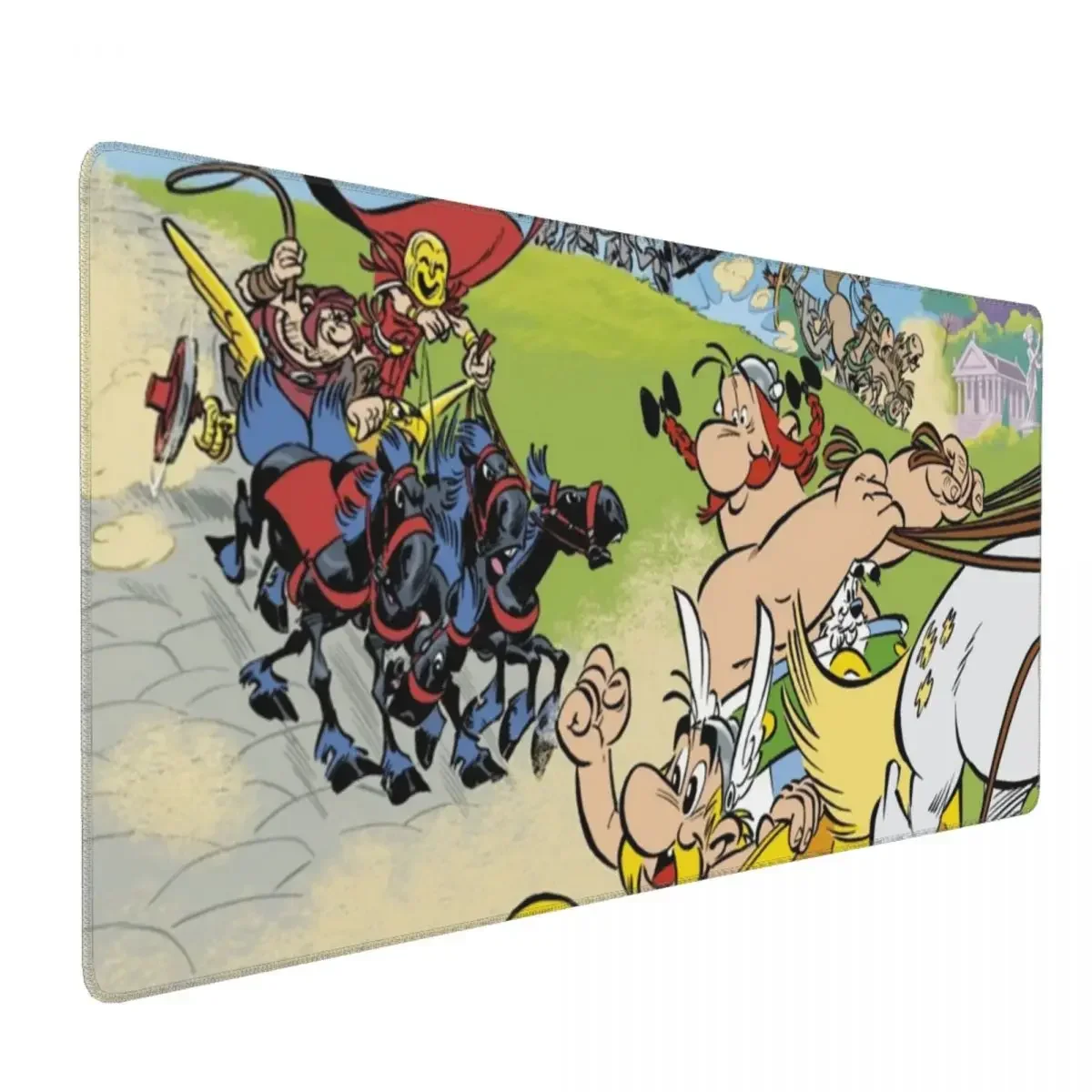 アステリックスとオベリックス Dogmatix 大型マウスパッドコンピュータキーボードマウスマットゲーマー PC ラップトップデスクマットオフィスアクセサリーテーブルマット