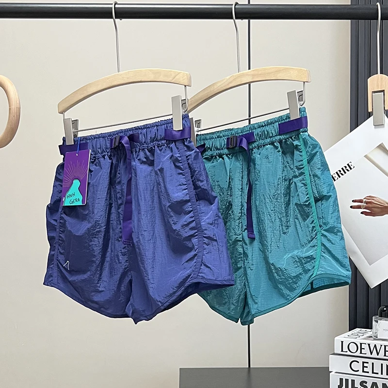 

Outdoor Sports orts Lightweight Breathable Qui Dry Color Blo Waisand Slimming Water Resistant Summer Hot Pants