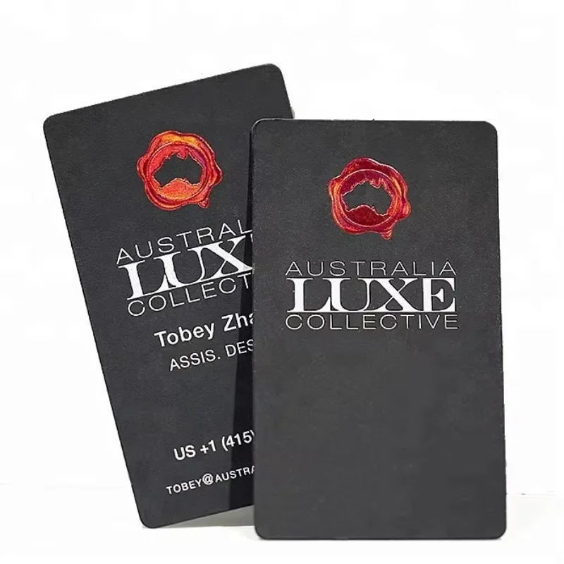 

Индивидуальный дизайн, горячее тиснение, золотой логотип, визитные карточки с заводской ценой, Vip-карта, драпированная визитная черная карточка, роскошная фольга