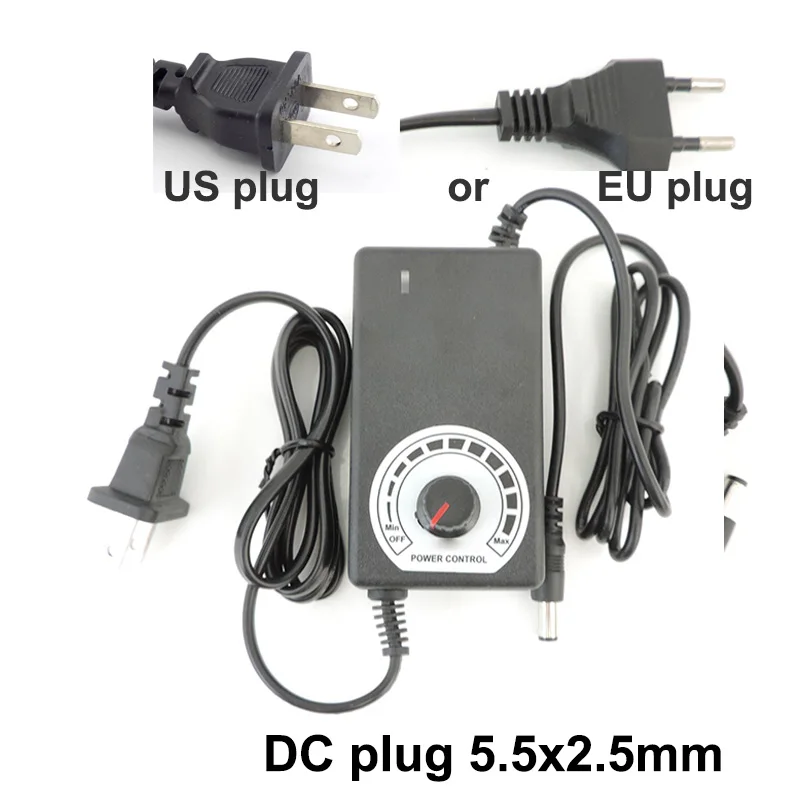 Adjustable AC 220V To DC 3V-12V 5v 6v 8v 2A 3a 24W 36w Power Supply charger Adapter 8pin 10pin 34pin DC connector Universal q1