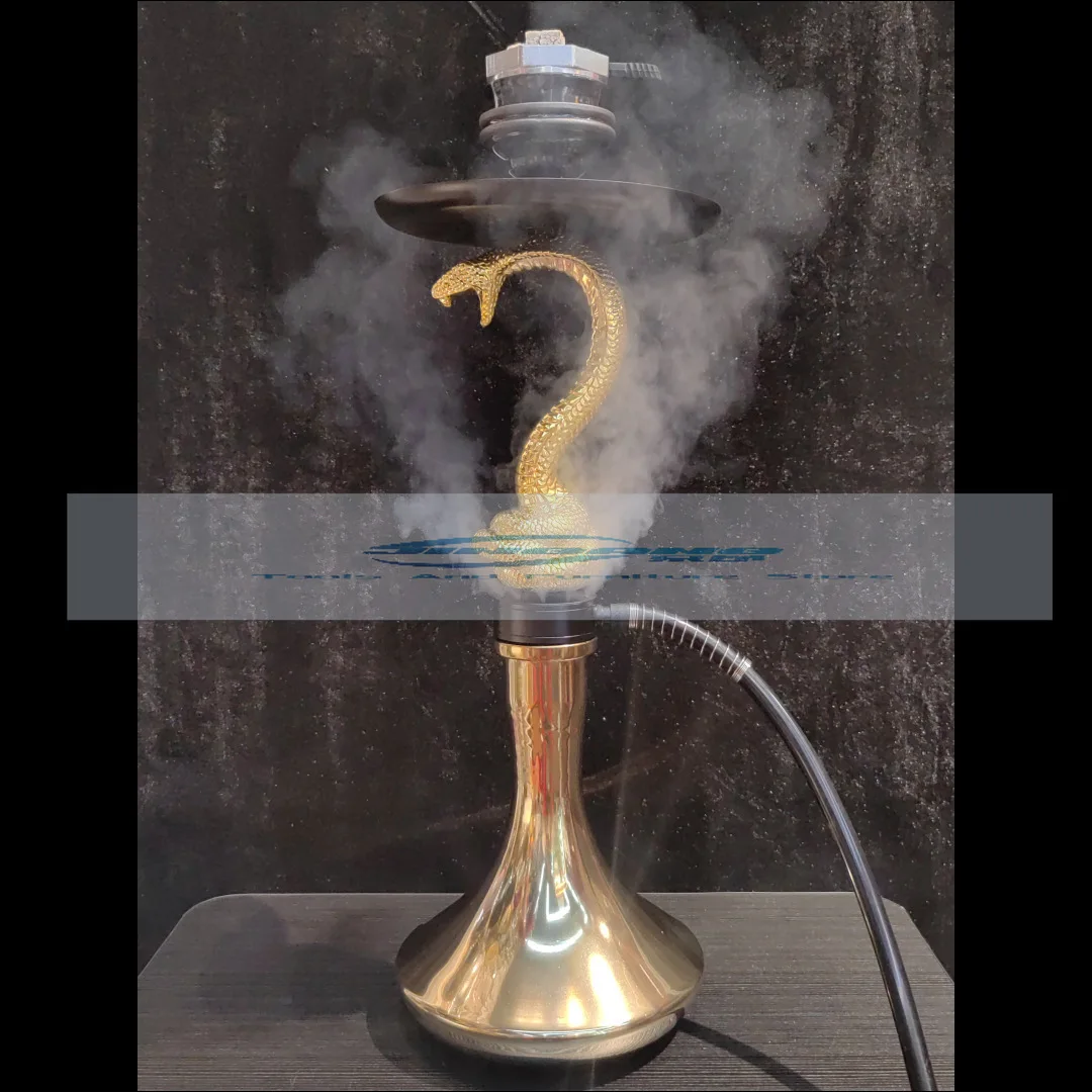 

Hookah process resin electroplating say hello cobra snake shisha