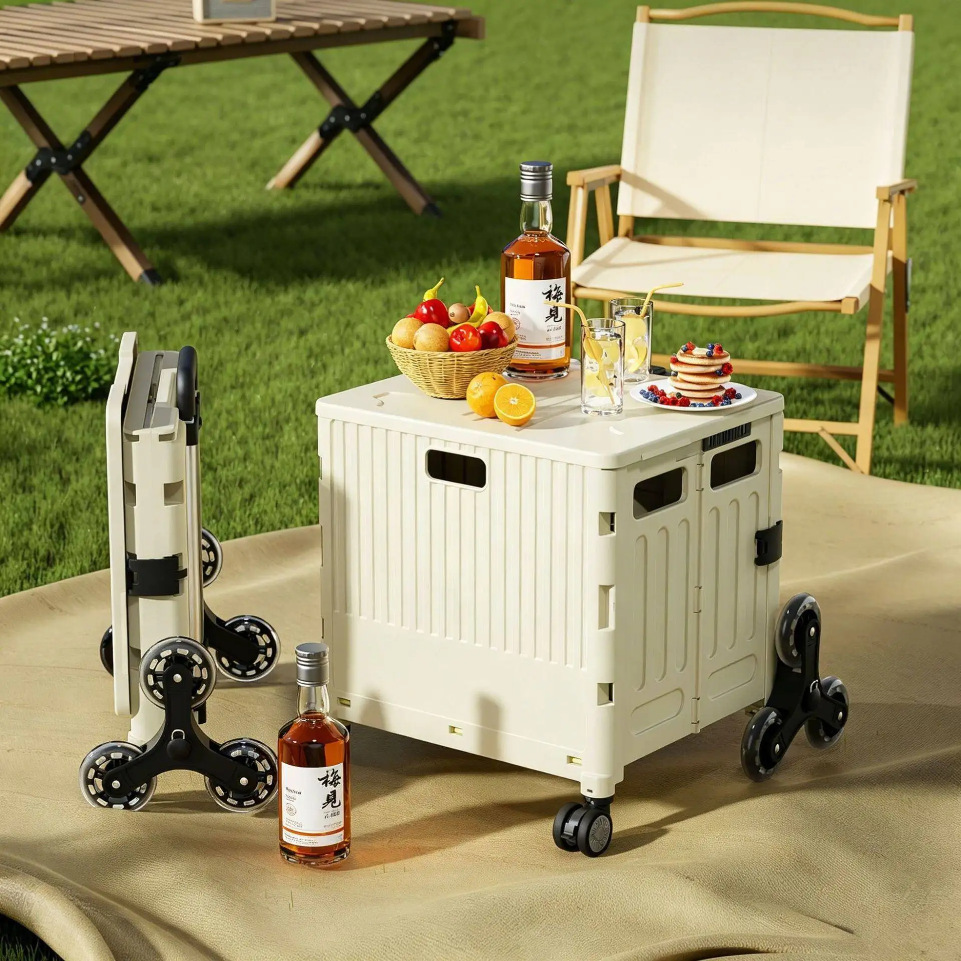 portable-folding-shopping-cart-home-use-vegetable-buying-small-pulling-car-outdoor-camping-pull-rod-trailer-stair-climbing-wheel