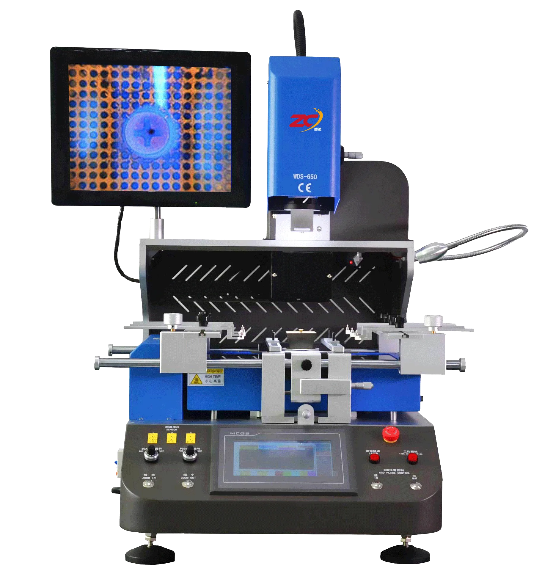 WDS-650 Automatic BGA Rework Station Mobile Phone Laptop Motherboard Repair Machine New Product 60 PLC Soldering Station