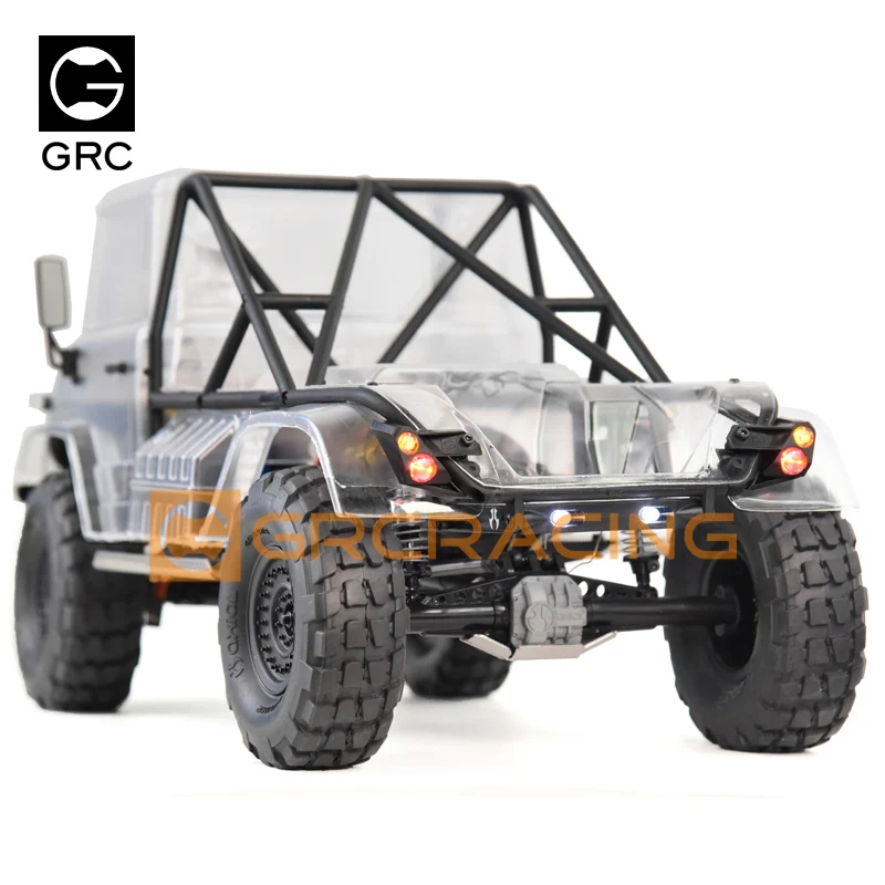 Unimog、ヘッドライトレンズ、ターンレンズとマウント、テールライト、umg10 benz用のgrc u10グリルマスクキット