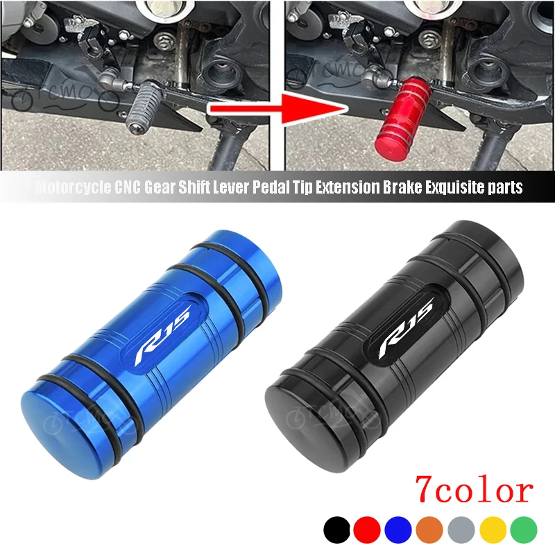 For Yamaha YZF-R15 YZFR15 YZF R15 V3 V4 Accessories Motorcycle CNC Gear Shift Lever Pedal Tip Extension Brake Exquisite Parts