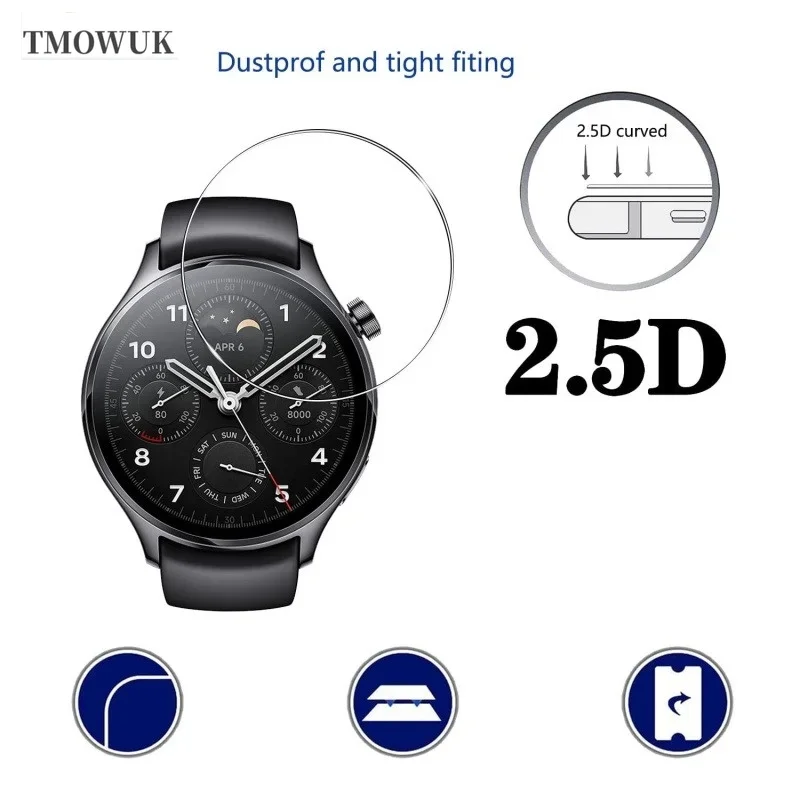 For Xiaomi Watch S4 41mm Haylou Solar Neo 9H Anti-Scratch HD Tempered Glass Full Coverage Anti-Shatter Protector