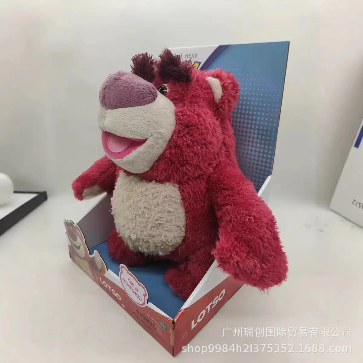 

Disney Toy Story 4 Lotso Plush Strawberry Bear Stuffed Toys Cartoon&Cute The Bear Plush Dolls Birthday Gift For Kids Girlfriend