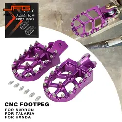 Motorcycle CNC Foot Pegs Rests Footpeg Rests Pedals For TALARIA Sur Ron Light Bee X/S For Honda CRF150F/230F Electric Dirt Bike