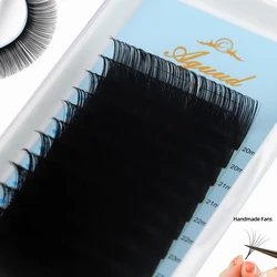 AGUUD Premium Cashmere Eyelashes Extensions All Size 5-25mm Individual Classic Eyelashes Natural False Mink Volume Eyelashes