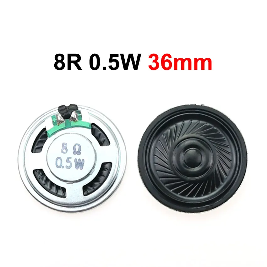 1PCS 0.2W 0.5W 1W 2W 4R 8R 32R 8 Ohm Ultra-thin Horn Speaker Diameter 23mm 29mm 30mm 36mm 40mm 45mm 50mm 56mm 57mm Loudspeaker