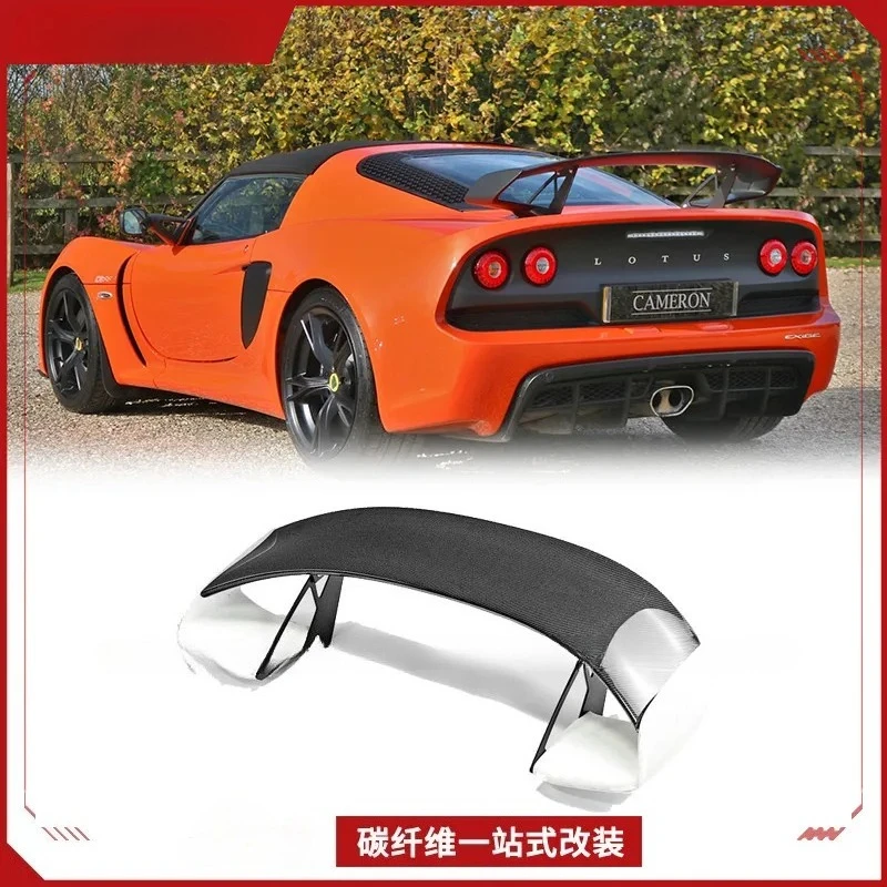 Suitable for Lotus Exige S3 Carbon Fiber CLUB Model GT Large Tail Wing Spoiler Fixed Wind Modification Addition
