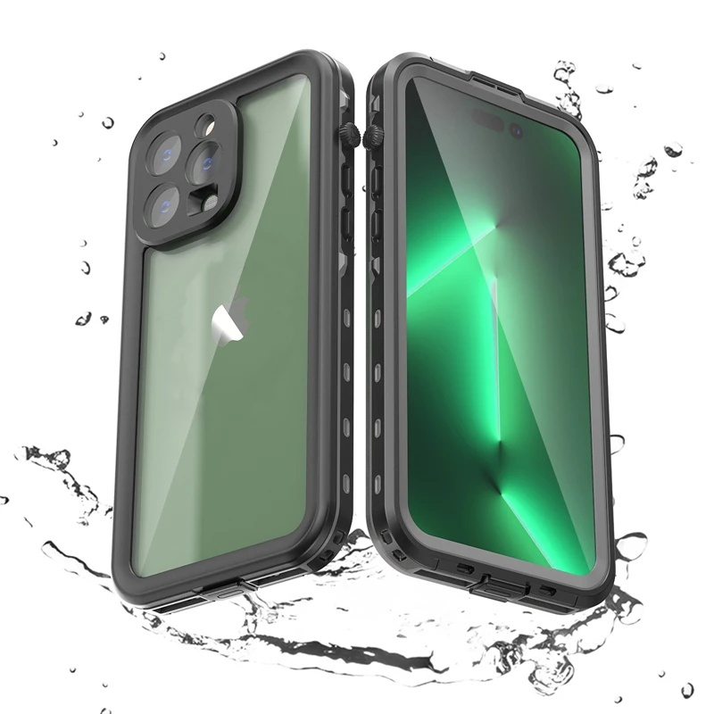 

Водонепроницаемый чехол IP68 для iPhone 17, 16, 14, 15, 13, 12, 11 Pro Max XS XR 8, глубина 2 м, подводный плавание, спорт на открытом воздухе, прозрачный чехол