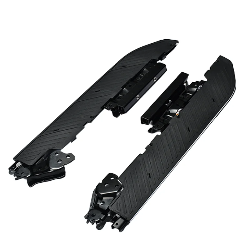 خطوة قدم أوتوماتيكية جديدة قابلة للسحب مع ضوء LED اتبع خطوة عتبة الباب لسيارة Toyota Alphard Vellfire 40 Threshold Bo #4