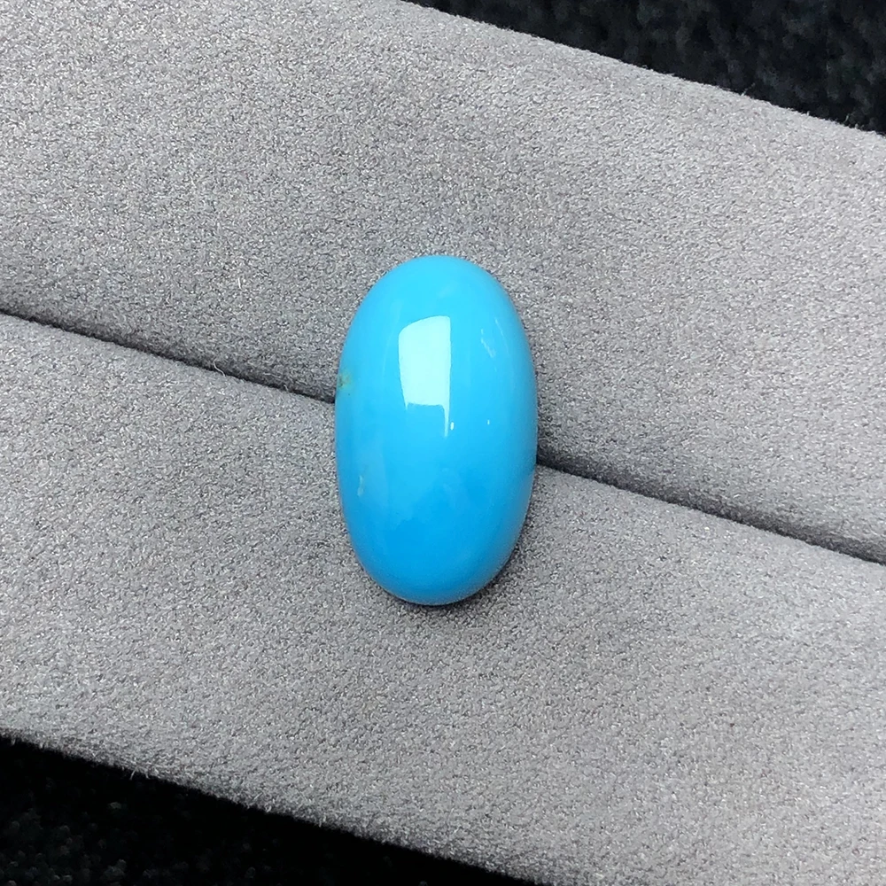 Natural calaite turquoise for jewelry making,blue oval cut 16mmX9mm DIY loose gemstone with top quality