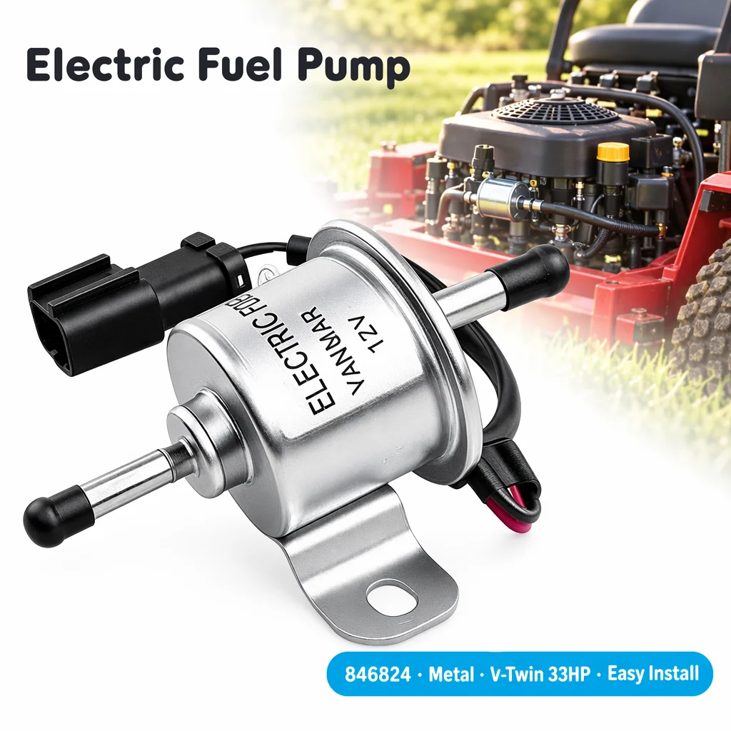 846824 Electric Fuel Pump for Vanguard 33HP Engine EFI V-Twin Maintains Fuel Supply Stability System Pressure Consistency