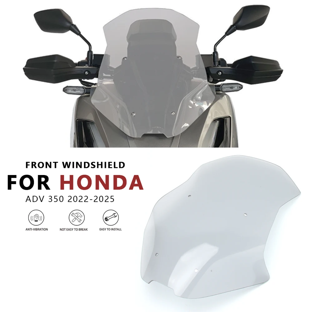

Motorcycle Accessories For HONDA ADV350 Adv350 adv350 ADV 350 New Windshield Acrylic Front Windshield Shroud 2022 2023 2024 2025