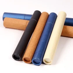 20Pcs Kraft Paper Incense Cardboard Tube, Sandalwood Cylinder Container, Special Joss Sticks, Makeup Tool Pen Storage Box