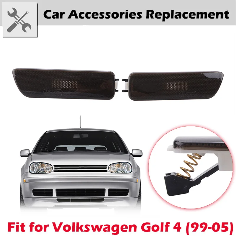 Rhyming 1 Pc/1 Pair Front Side Marker Lights Turn Signal Lamp Indicators For VW Golf 4 Jetta Bora MK4 IV 1999-2005 Blinker Lens
