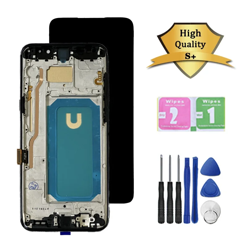 TFT Screen for Samsung S8 Plus G955F Lcd Display Digital Touch Screen with Frame for Samsung S8+ G955 Screen With Frame