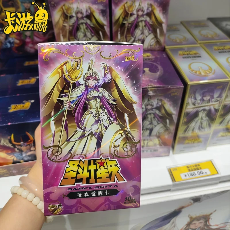 جديد Kayou Saint Seiya جديد المجلد 4 حافظة للبطاقات انمي ياباني القماش الصحوة جمع بطاقات الذهب القديسين الساطع بطاقة هدية عيد ميلاد