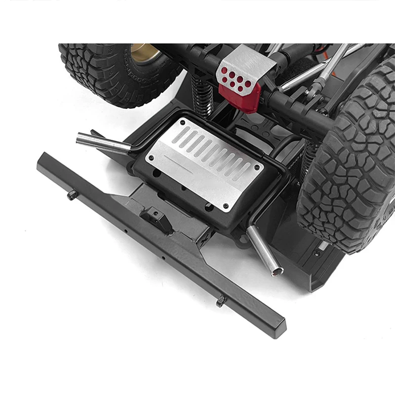 Zestaw metalowych rur wydechowych zbiornika oleju do samochodu terenowego 1/10 AXIAL SCX10 III RC Realistyczne akcesoria do modyfikacji podwozia