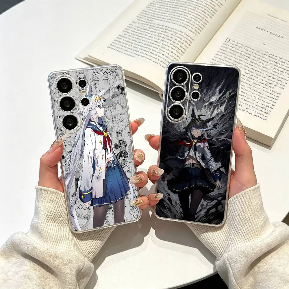 Uma Musume Pretty Derby -Oguri Cap Clear Phone Case for Samsung S25, S24, S21, S22, S23, S30, Ultra, S20, Plus, FE, Lite