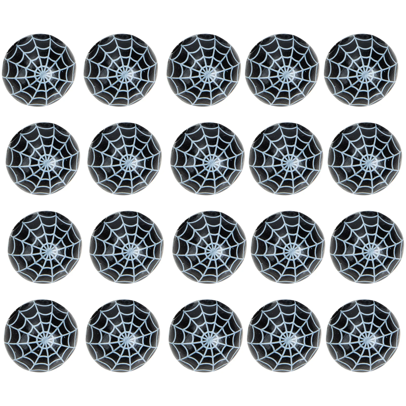 

50Pcs Craft Making Loose Beads Wooden DIY Jewelry Components for Garland Spacer Charm Halloween Themed Handicrafts Use