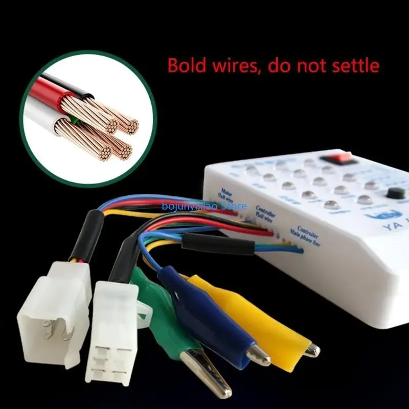 900B Tester rowerów elektrycznych, 24 V 36 V 48V 60V 72 V Skustrowa rowerowy tester kontrolera silnika samochodowego, kontroler