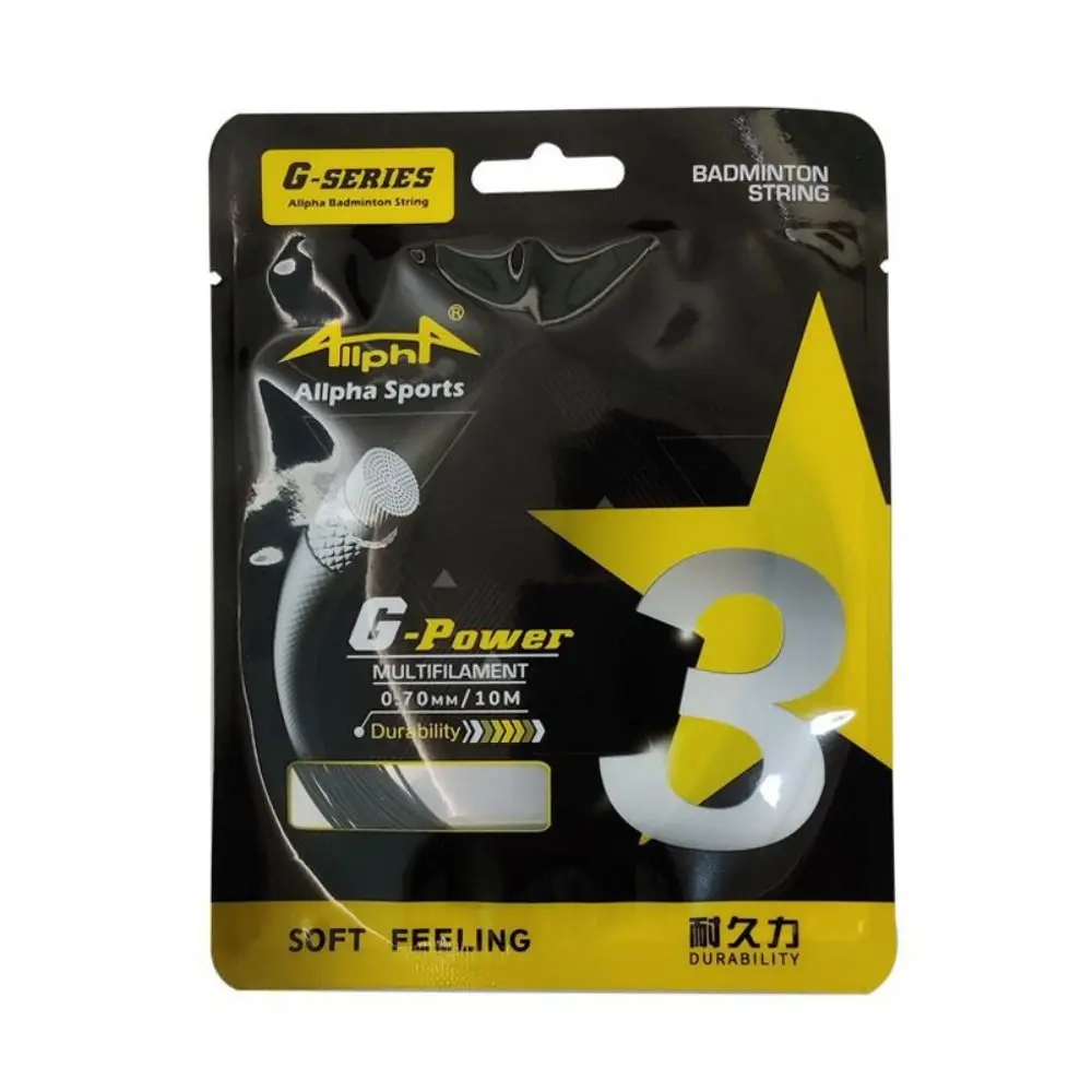0,7mm G3 Badminton-Saite Hochelastische Standard-Badmintonsaite Kohlenstoff-Nanofaser Badminton-Saite für Amateure – Detail 1