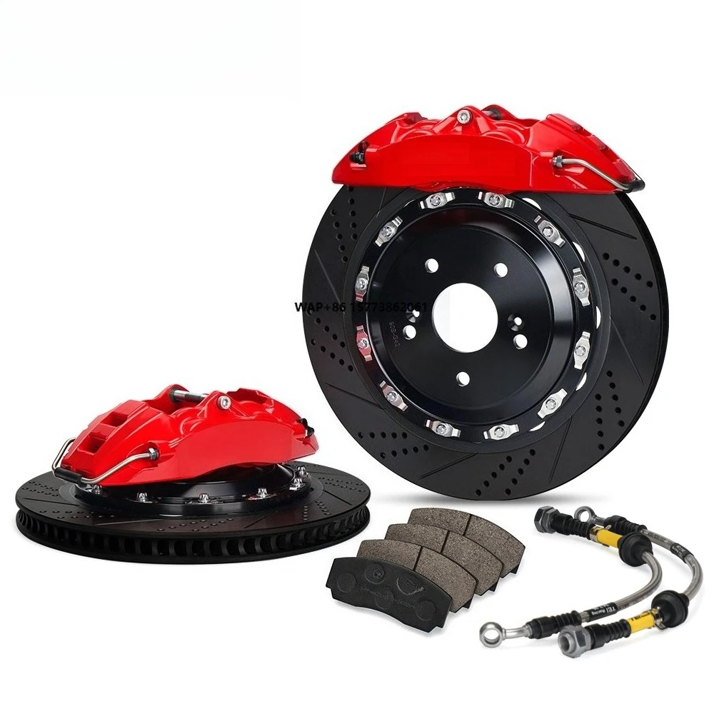 

P40EV Front Brake Caliper Kit 4 Piston Caliper with 330x28MM Disc Rotor for W451 W453 2007-2014 17/18 Inch Wheel