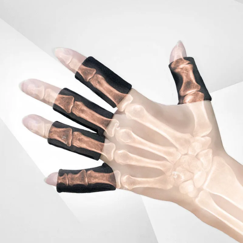 

10Pcs Nylon Finger Joint Cover, Sports Fitness Training Finger Cover, Taekwondo Protective Gear, Sport Safety Finger Protection