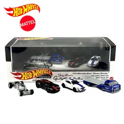 Genuine Hot Wheels Premium Car Jay Leno's Garage Toy for Boy 1/64 Diecast Mercedes Benz Blaues Wunder Ford Shelby Tank Car Gift